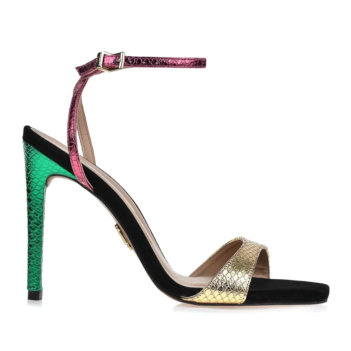 Isabella Fiorentino High Heel Metal Sandal