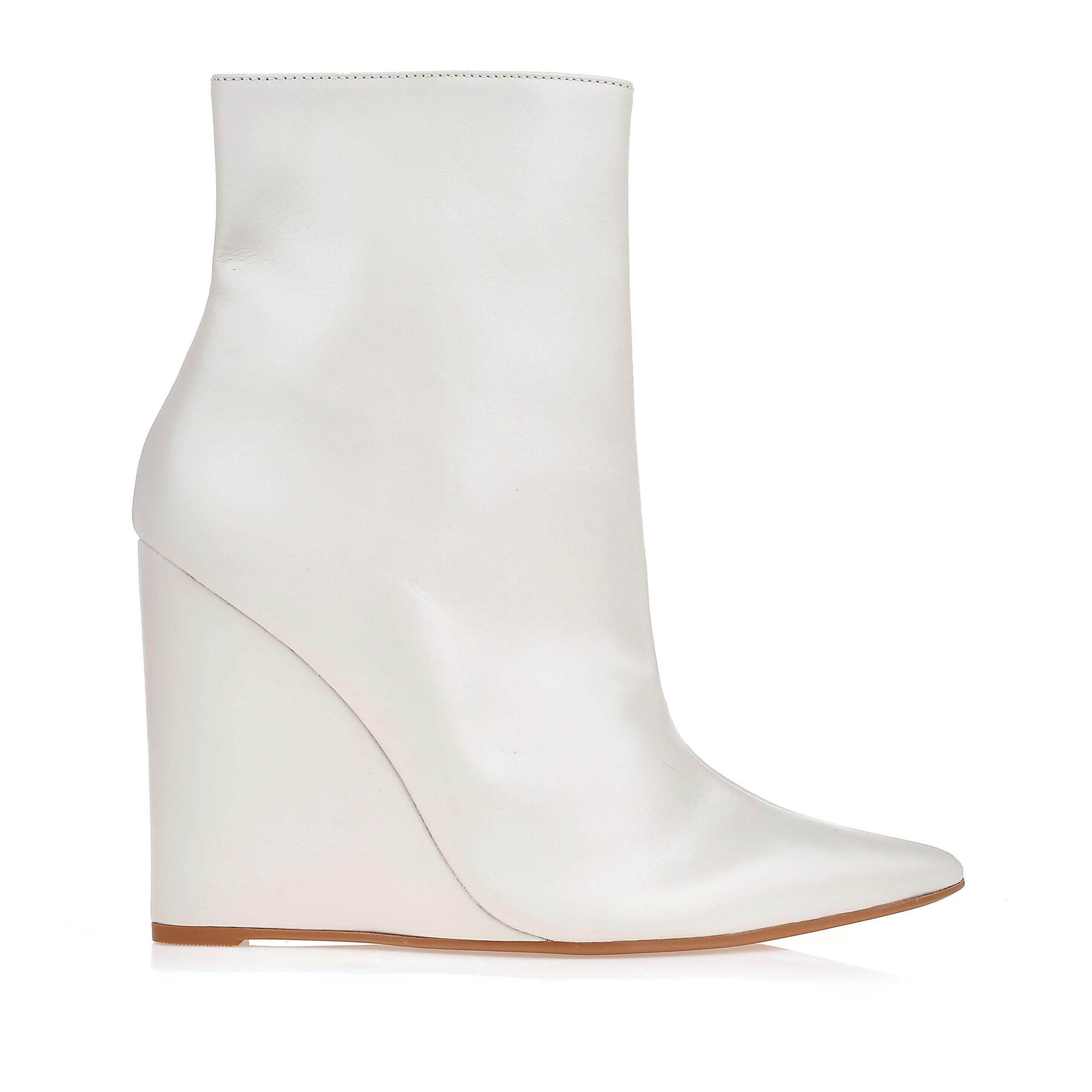 White High Heel Winter Boots