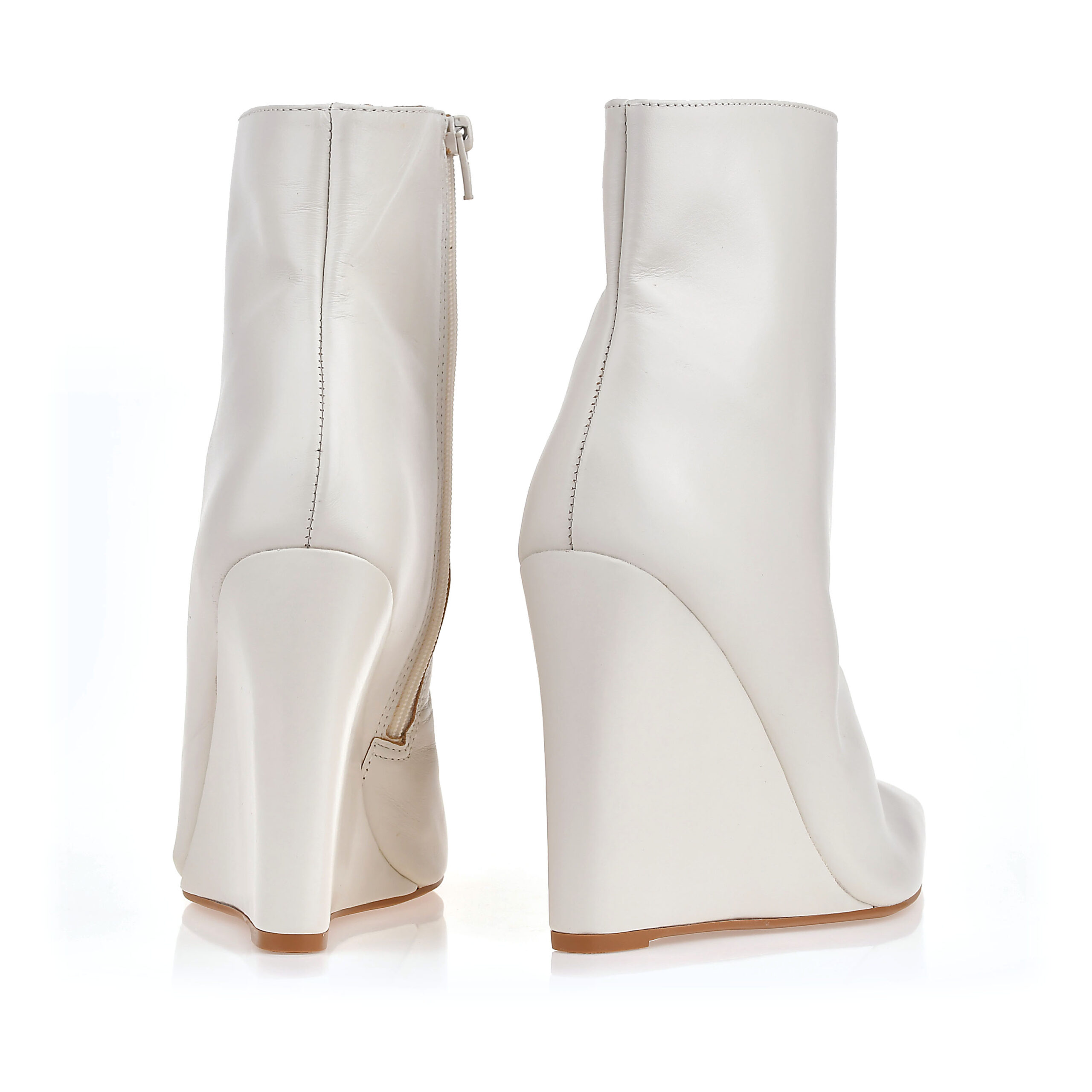 White High Heel Winter Boots - Image 3